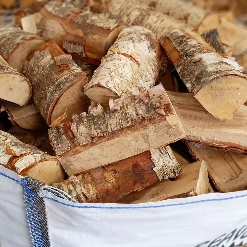 Large Dumpy Bag: Kiln Dried Hardwood Logs – BIRCH - Image 2